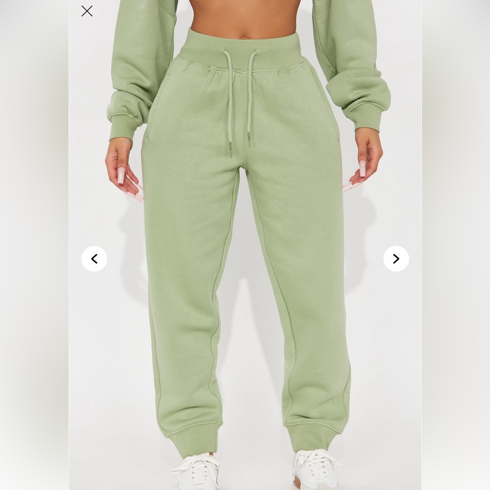 Sage Green Jogger Sweatpants (OVERSIZED)